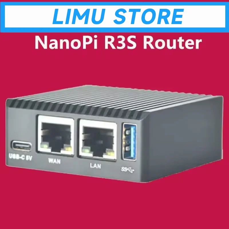 FriendlyElec Nanopi R4S Mini Router OpenWRT with Dual-Gbps Ethernet Ports 4GB LPDDR4 Based in