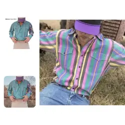 Chemise en Patchwork pour homme, Unique, 5 tailles, Simple, respirant, printemps 