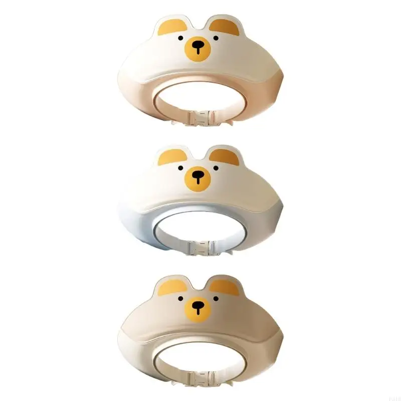 Cartoon Bathing Hat for 6 Months to 6 Years Infants Eyes and Ear Protections P31B