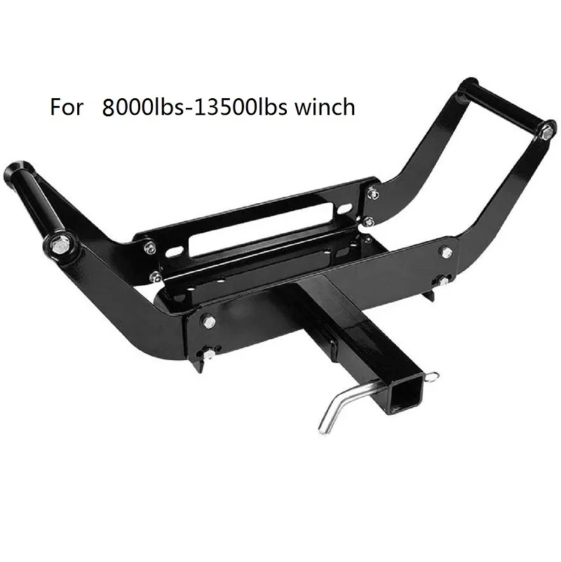 8000-13500lbs Electric winch quick insert bracket, movable winch bracket external mobile off-road vehicle rescue refit