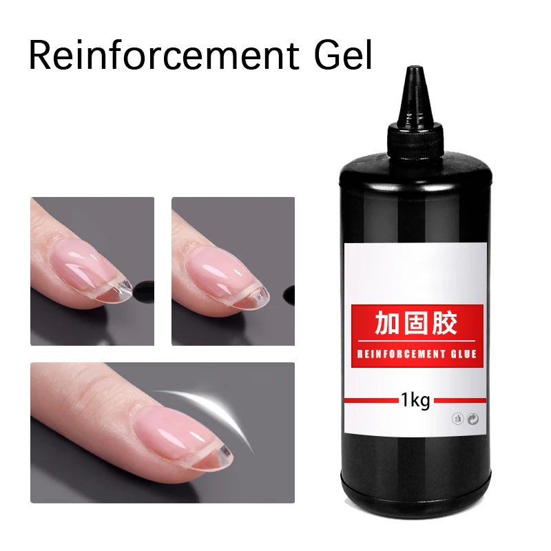 1000ml Reinforcement Nail Gel Self Leveling Build Nail C Arc Uv