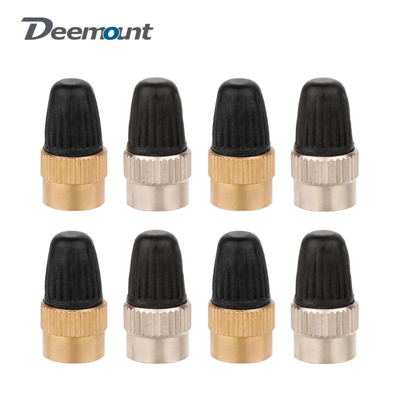 

2 in 1 AV Nozzle Copper Cap 8V1 Thread Auto Bicycle Cars Motorcycle Scooter Schrader Valve Lid 5V1 Inserts Core Install Release