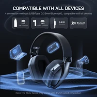 EKSA G19BT 2.4GHz Wireless Gaming Headphones Ultra-light Bluetooth 5.4 Headset Gamer with Microphone for PC/PS5/Xbox - Image 4