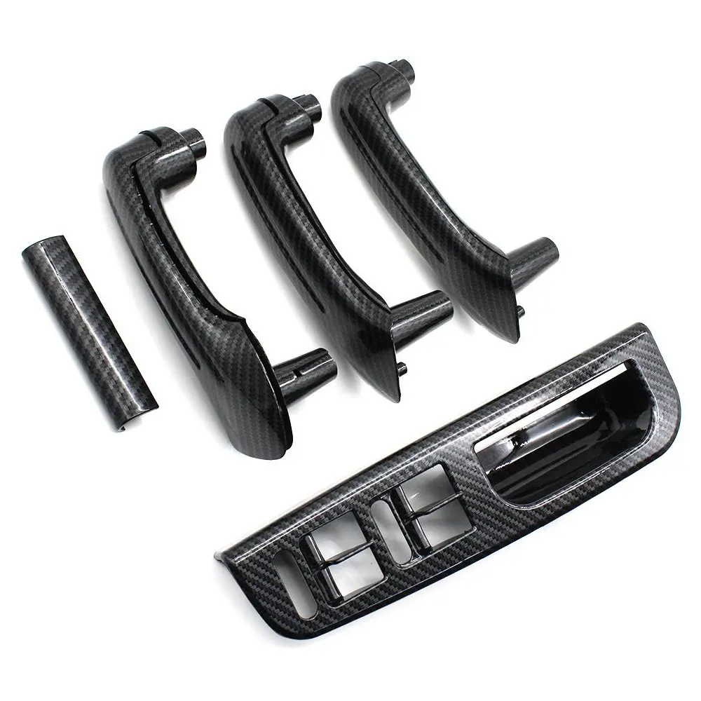LHD Auto Innen Vorne Hinten Links Rechts Carbon Faser Tür Pull Haltegriff Für VW Bora Golf 4 MK4 Jetta 1999-2004 – Detail 8