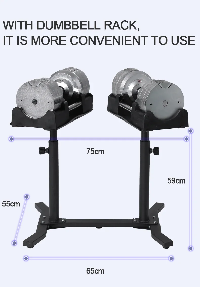 Dumbbell Holder, Home Gym, Dumbbell Place Holder, Adjustable Home Gym Equipment, Does Not Take Up Space