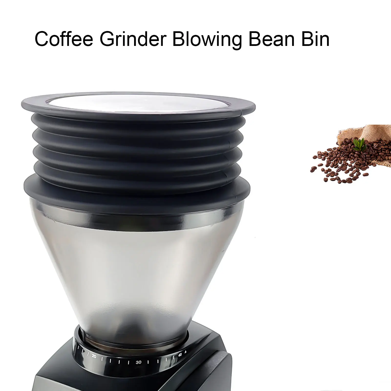 Grinder Bean Bins Coffee Grinder Blowing Bean Bin Silicone Hand Pressure Coffee Blowing Tool Fit For Baratza Varia WPM