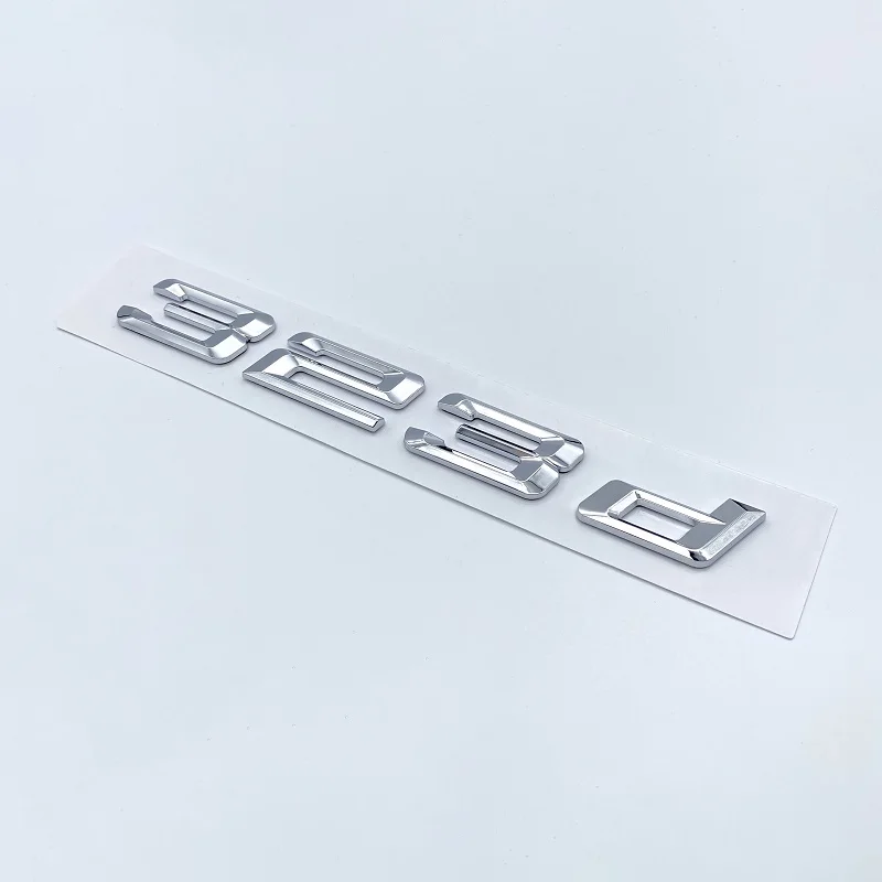 구형 크롬 블랙 316d 318d 320d 323d 325d 330d 335d 340d 350d XDRIVE 3 시리즈 F31 F34 E90 E46 차량 트렁크 로고 엠블럼