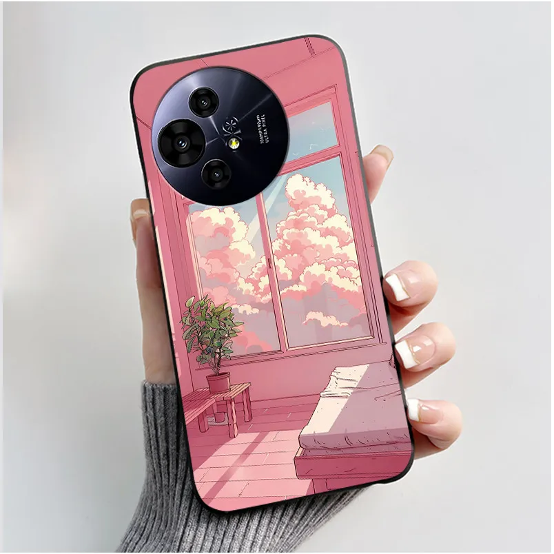 Sleek Black Anti-Scratch Thin Soft Cover