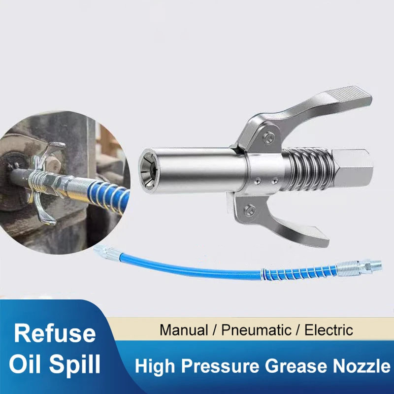 Grease Coupler Heavyduty Quick Release Grease Gun Npti/8 10000psi