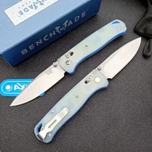 

New Bugout Folding Knife Benchmade 535 G10 Handles S30V Blade Outdoor Camping Self Defense Safety Pocket Knives EDC Tool