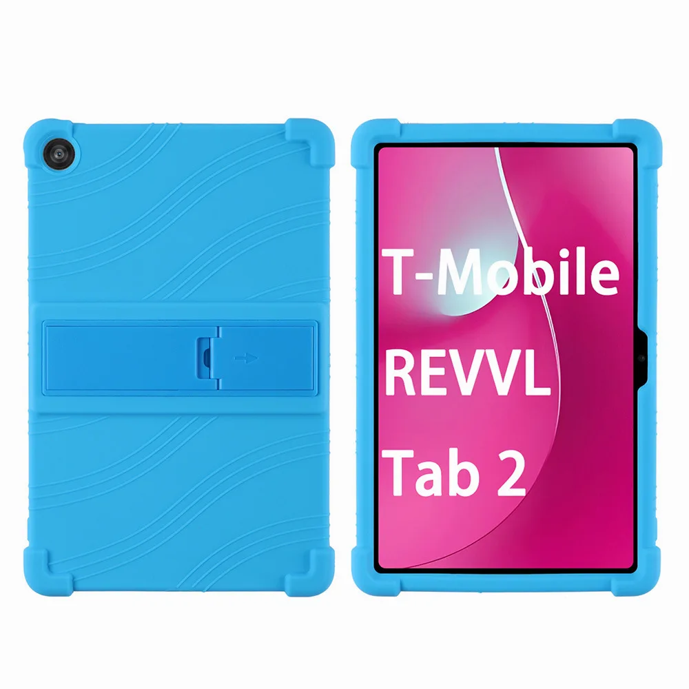 Thickened Shockproof Stand Case - Soft Silicone Kids Tablet Cover