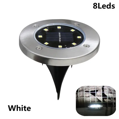 Led Light Outdoor Buried Lamp Solar Garden Lights Waterproof Garden Decoration Outdoor Lawn Garden Lights Spotlight Lamp