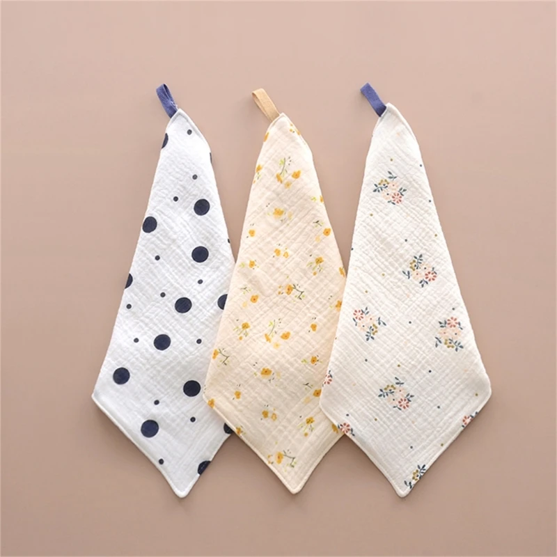 Infant Drooling Bibs Baby Breathable Wash Cloth Teething Burp Cloths Face Towel Dropshipping