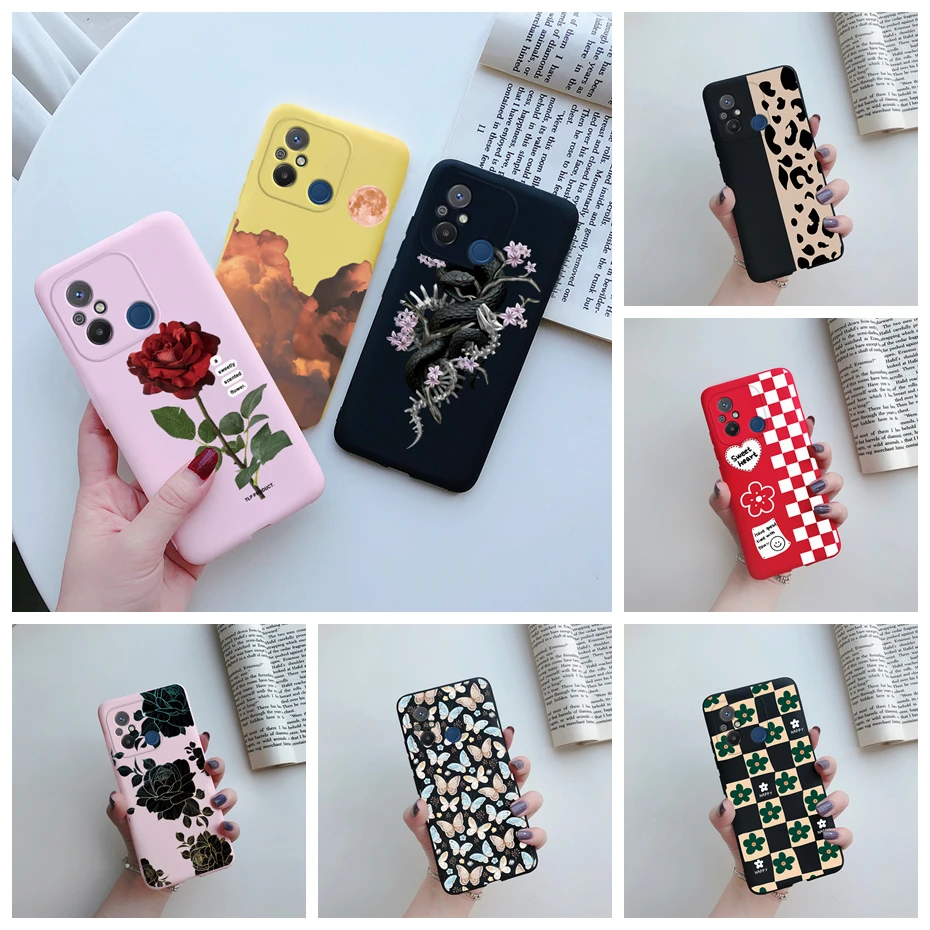 Per Xiaomi Redmi 12C Custodia Redmi 12C 12 C Cover 6.71 Pollici Fashion Leopard Soft Silicone Bumper Per Xiaomi Redmi 12C 11A 4G Fundas