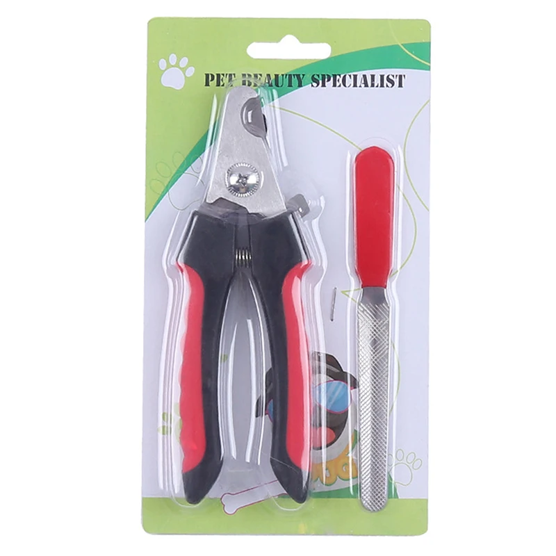 Pet nail clipper Professional Pet Cat Dog Nail Clipper Cutter Sickle Stainless Steel Grooming Scissors Clippers For Pet Claws Dog Supplies