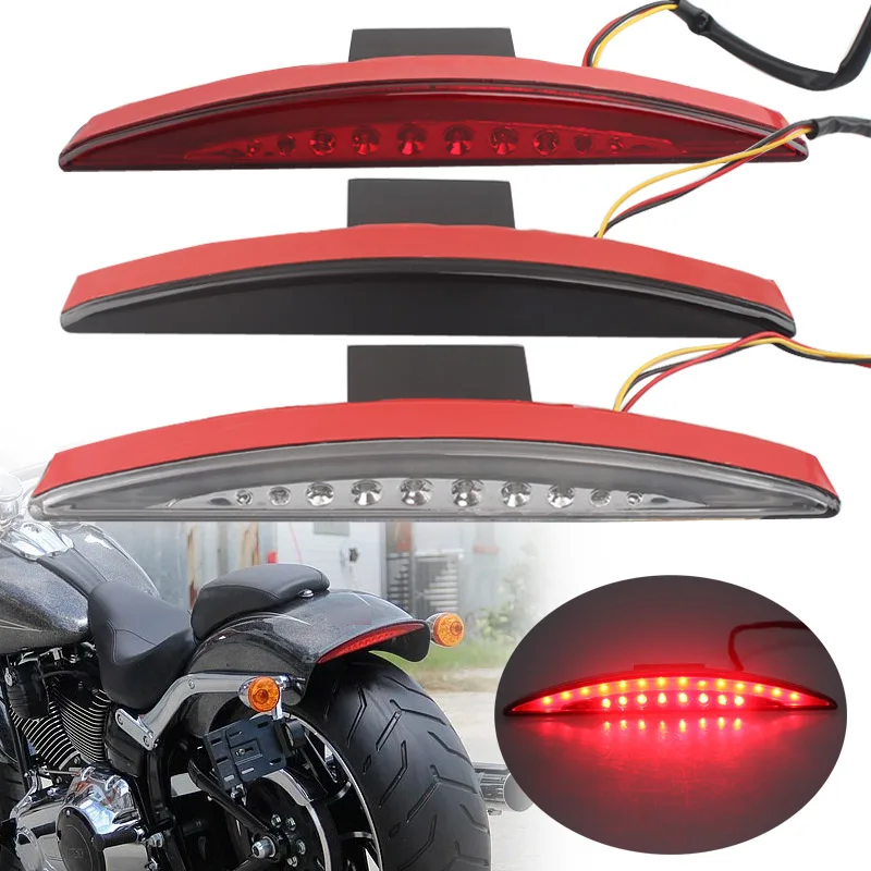 

Motorcycle Tail Light Rear Fender Edge LED Brake Stop Lamp Fits For Harley Breakout FXSB 2013 2014 2015 2016 2017 Models