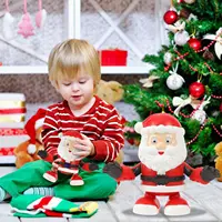 Electric Christmas Robot Toy Santa Claus Robot Toy Party Christmas Decoration Gift For Kids 1