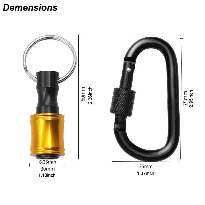 ハンドメイド ビットホルダー4Pオリジナルカラビナ ハンドメイド ビットホルダー4Pオリジナルカラビナ