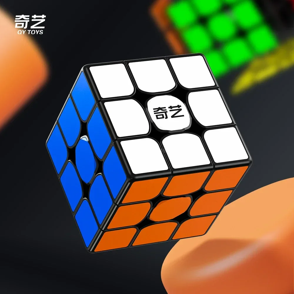 

Новинка! [ECube] QiYi QiMeng V3 магический куб 3x3x3 черный магический куб без наклеек Профессиональный пазл магический куб обучающая игрушка для детей