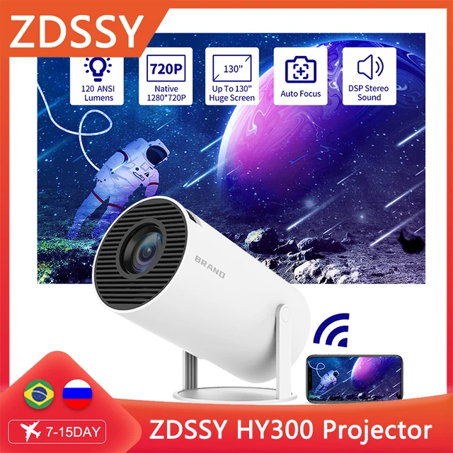Hy300 Projector Free Style For Samsung Xiaomi Android Wifi Home