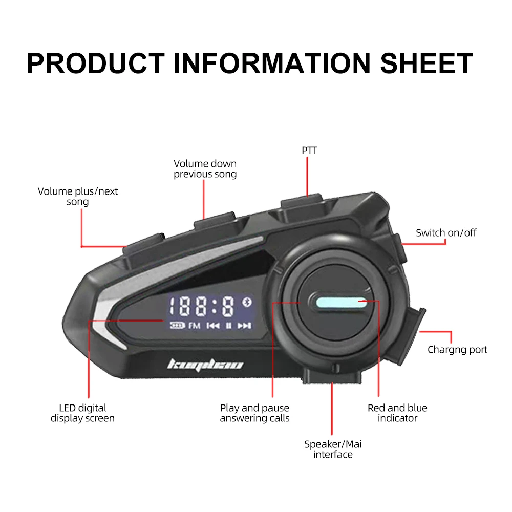 FM  BT5.1   , 1200MAH LED ũ ÷,   ̾, ڵ     