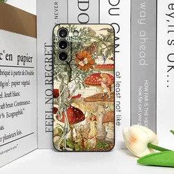 Cartoon Mushroom Collage Art Phone Case - Soft Cover s - Moto E14 5G (M - C1568T2)