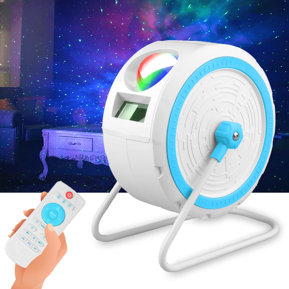 (Drop shipping )Twinkling Star Aurora Night Light Projector with BT