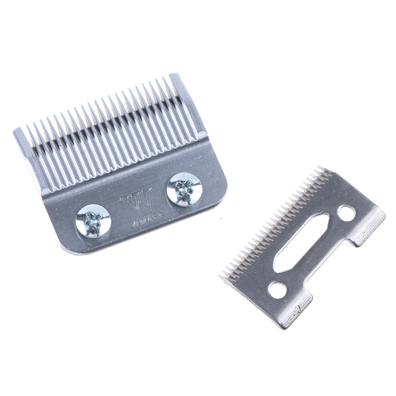 1Set High Carton Steel Movable Blade Professional Hair Clipper Blade With Screws Clipper Accessories