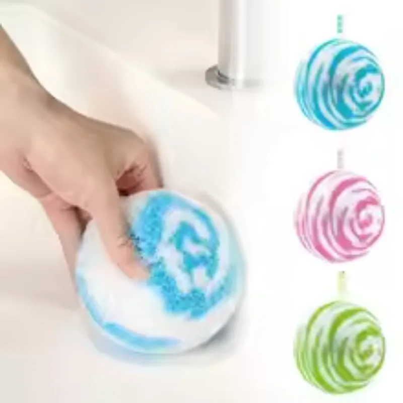 Hanging Kitchen and Bathroom Cleaning Ball Double-sided Velvet Stain Remover Sponge Countertop Water Stain Cleaning Tool 3