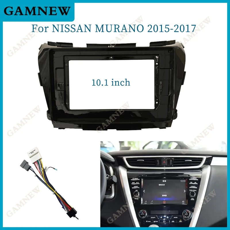 

10.1 Inch Car Radio Installation Double Din DVD GPS Mp5 Plastic Fascia Panel Frame For NISSAN Murano 2015-2017