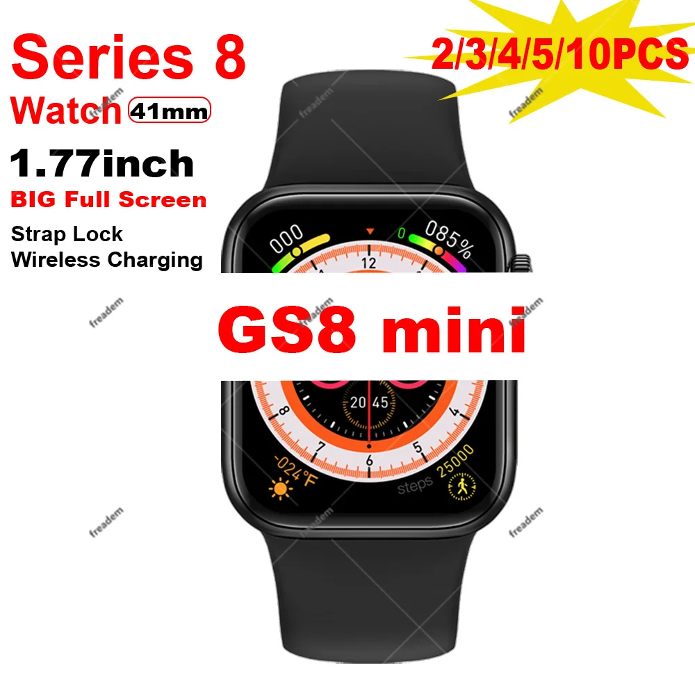 41MM Smart Watch Women GS8 Mini 1.77inch Full Touch Screen Wireless