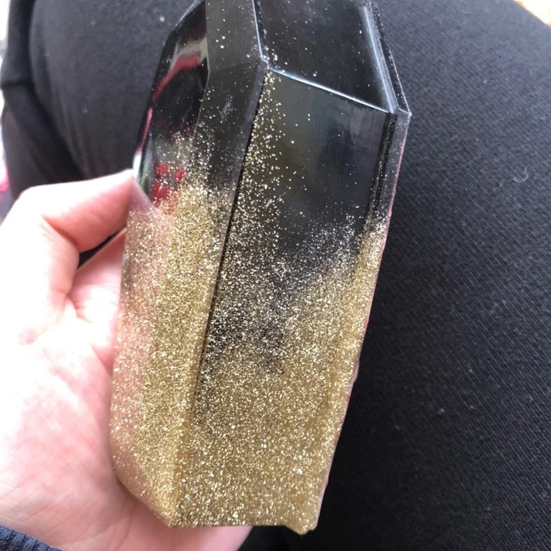 

Crystal Epoxy Resin Mold Halloween Coffin Storage Box Mirror Silicone Mould DIY Crafts Decoration Jewelry for Case Making Tools