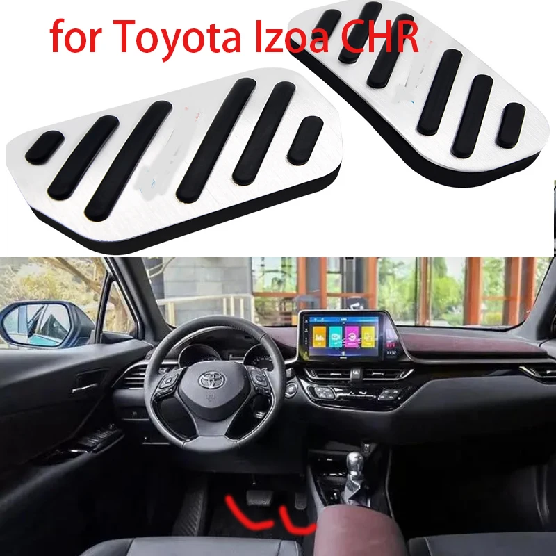 

AT MT Car Pedals for Toyota Izoa CHR Aluminum Alloy Gas Brake Automatic Manual Pedal Cover Accessories