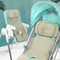 Baby Stroller Mat Ramie Cool Cushion For Child Changing Nappy Pad Breathable Summer For Stroller Seat Universal Fit Accessories