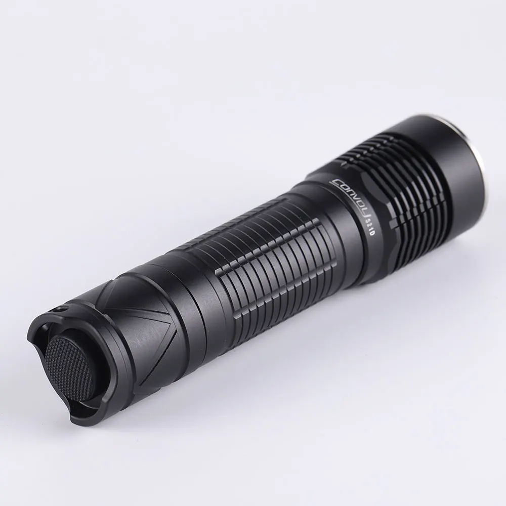 Convoy S21D 21700 LED Flashlight with Quad TIR Lens 519A 8groups 2500LM Torch Lighter for Hiking