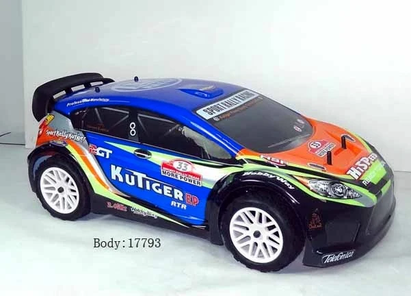 HSP 1/10 PVC Body Shell Parts untuk HSP 94118 94177 RC Rally Car