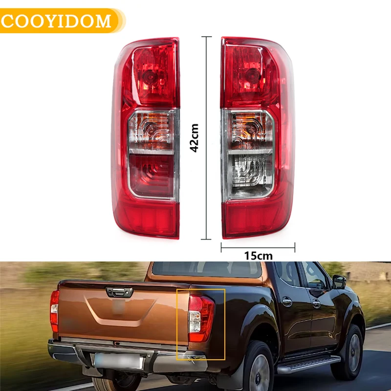 achterlicht Voor Nissan Navara NP300 D23 2015-2019, auto Achterlicht Rode Kleur Links/Rechts LHD Achterlicht Montage GEEN Lampen en Draad achterlicht Voor Nissan Navara NP300 D23 2015-2019, auto Achterlicht Rode Kleur Links/Rechts LHD Achterlicht Montage GEEN Lampen en Draad