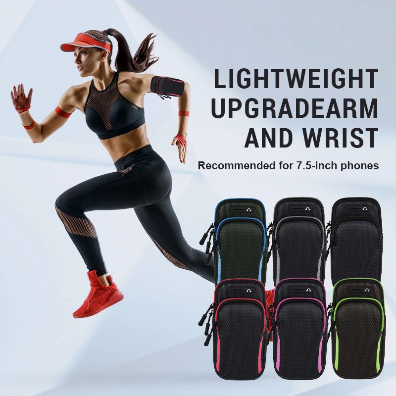 Waterproof Nylon Armband Phone Case For Running