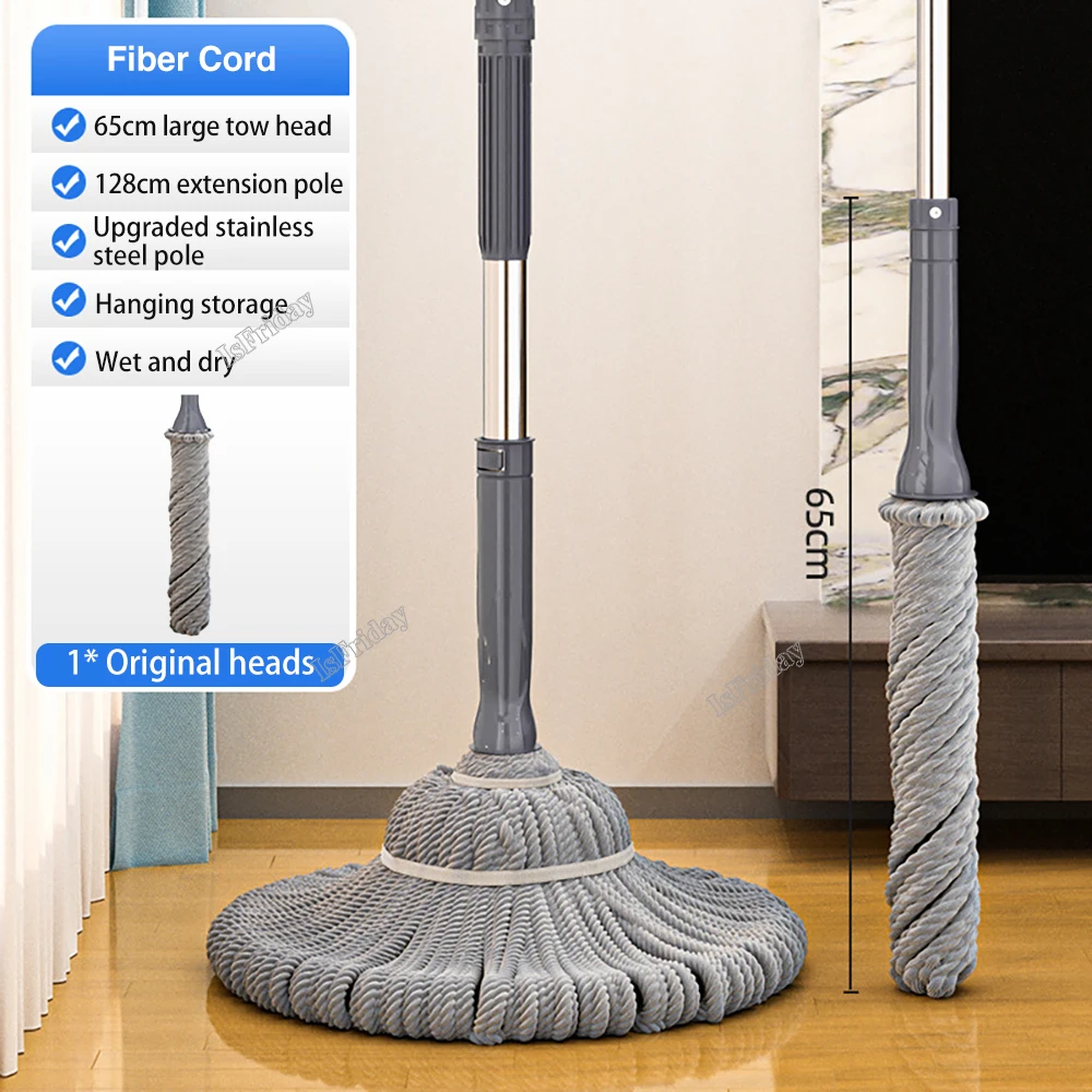 Rotating Self Rotating Water Mop New No Hand Washing Mop Household Mop Floor Cleaning Mop Lazy Person Mop Floor Cleaning Tools