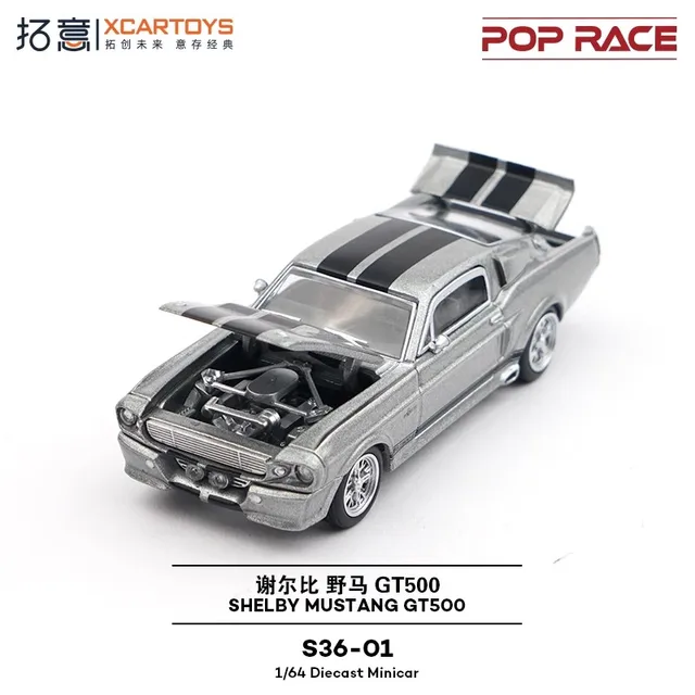 ミニカー masalkeya700 Toy Car PopRace Xcartoys Mustang GT500 1:64 (Metal & Plastic
