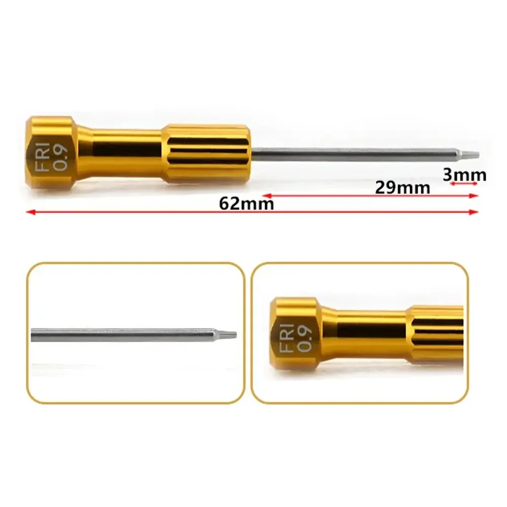 6.2cm Technician Screwdriver Stainless Steel Multiple Color Micro Screwdriver DIY Implant Screw Driver Dental Laboratory