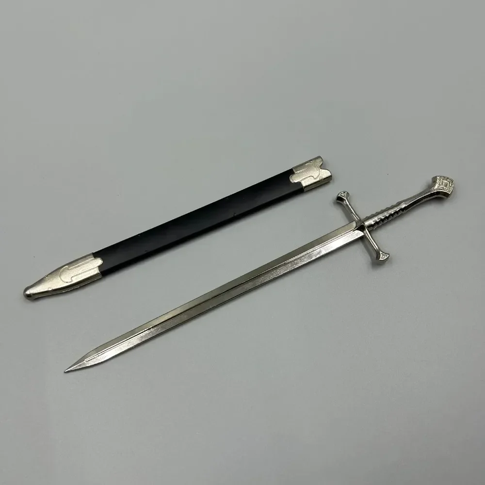 22cm Narthil Sword Plus Aragorn Gondor King Medieval Weapon Ring Metal Katana Samurai Sword Keychain Ornaments Gifts Toys Boys 5