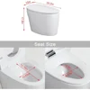 Smart Toilets, One Piece Toilet Intelligent Toilet with Silent & Slow Toilet Cover Auto & Foot Induction Flush,Tankless Toilets 6