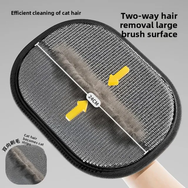 Pet Grooming Gloves Pet Hair Remover Brush Kitten Cleaning Glove Removing Dog Cat Hair From Sofa Carpet Clothes Pet Supplies﻿ ﻿ 2