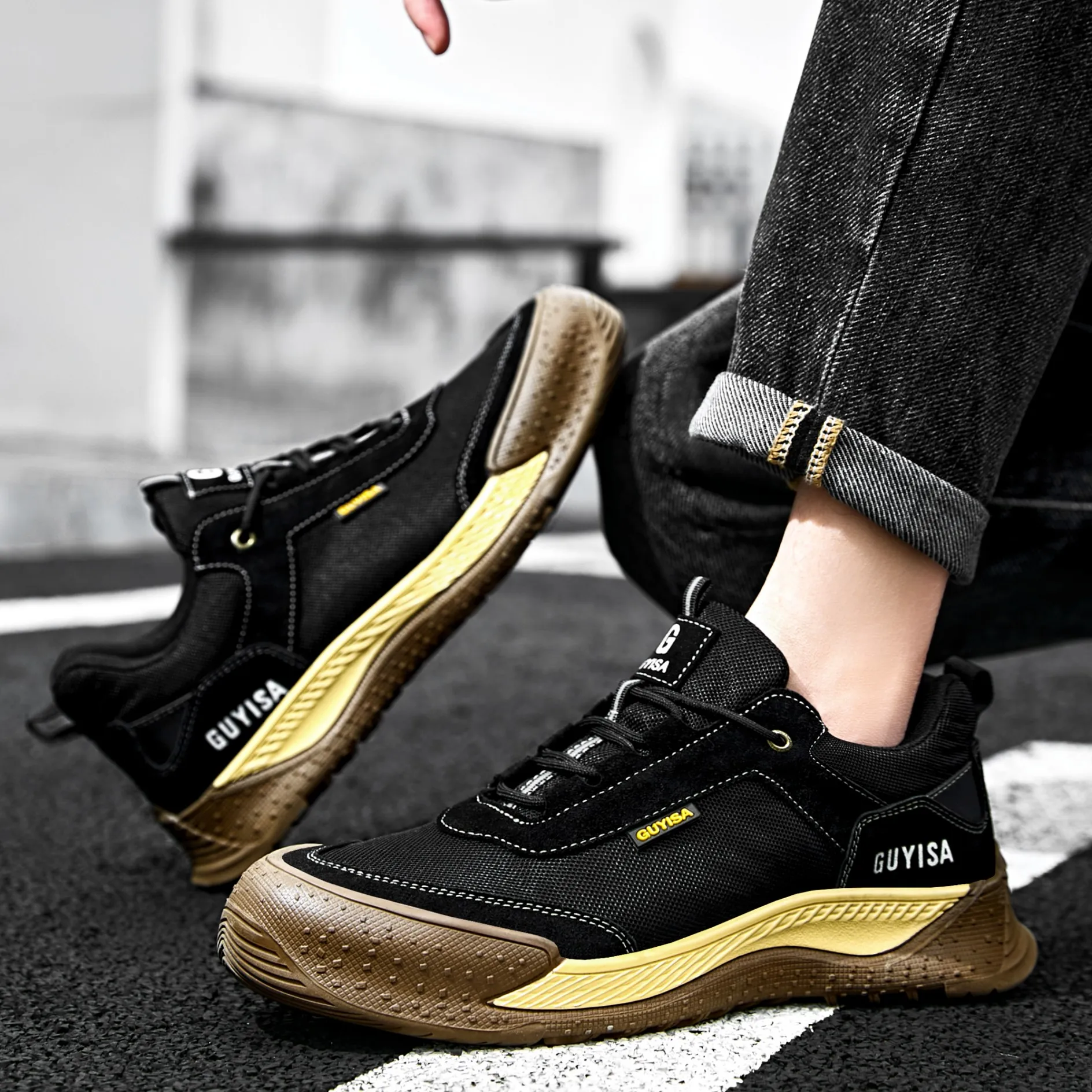 ArmorToe Steel Toe Safety Shoes – Anti‑Smash, Anti‑Stab, Non‑Slip Work Shoes 23 S3593d39bbc9a4618b31c976491ed185d4