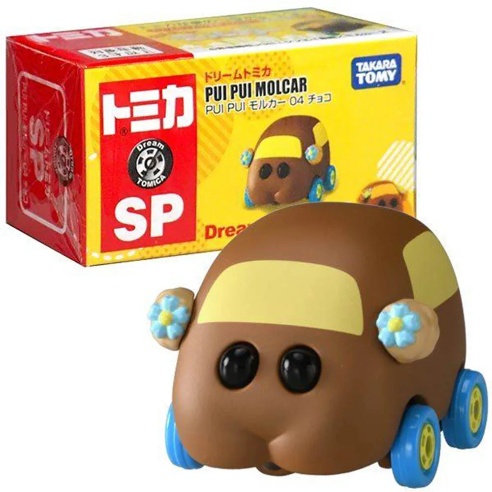 

Takara Tomy Dream Tomica SP Pui Pui Molcar 04 Chocolate Diecast Alloy Metal Model Kids Magic Car Toys Funny Baby Dolls Gifts