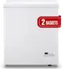 Freezer with Electronic Control 41℉ to -15 ℉Deep Freezer 4.0Cubic Feet Freestanding Small Freezers with 2Removable Stainless Ste 1