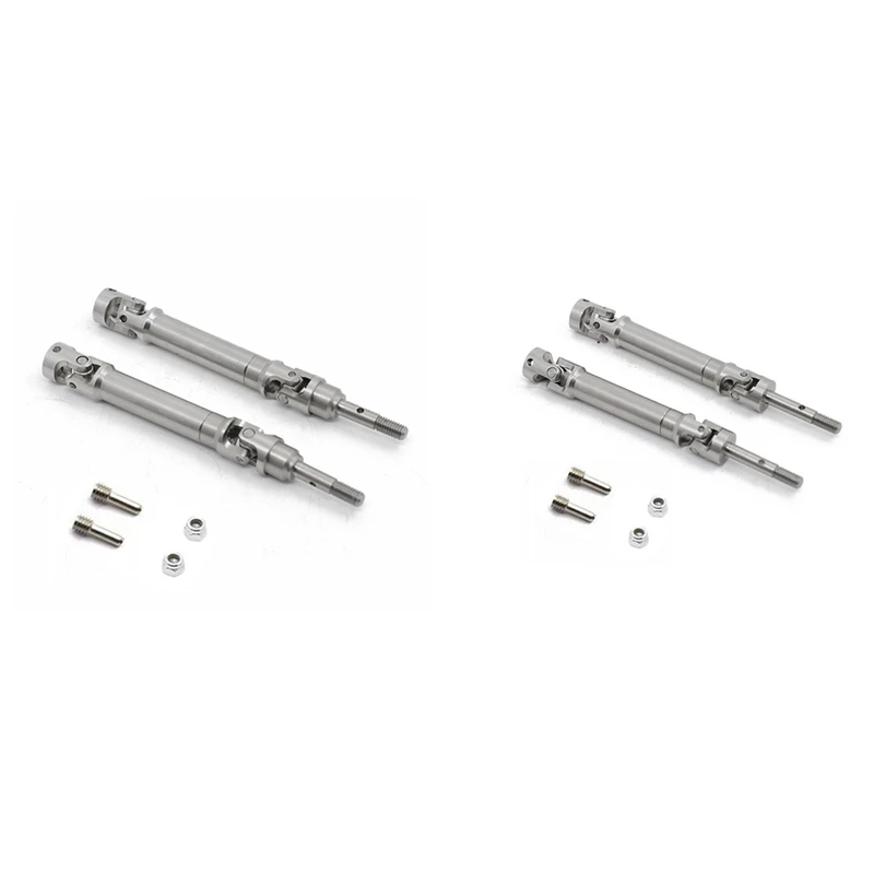 2pcs Metal Stainless Steel Drive Shaft 