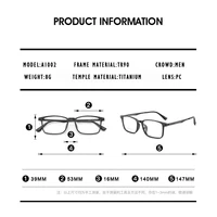 KANSEPT High Quality UltraLight Pure Titanium Anti Blue Reading Glasses Myopia Hyperopia Optical Glasses Prescription Eyewear - Image 6