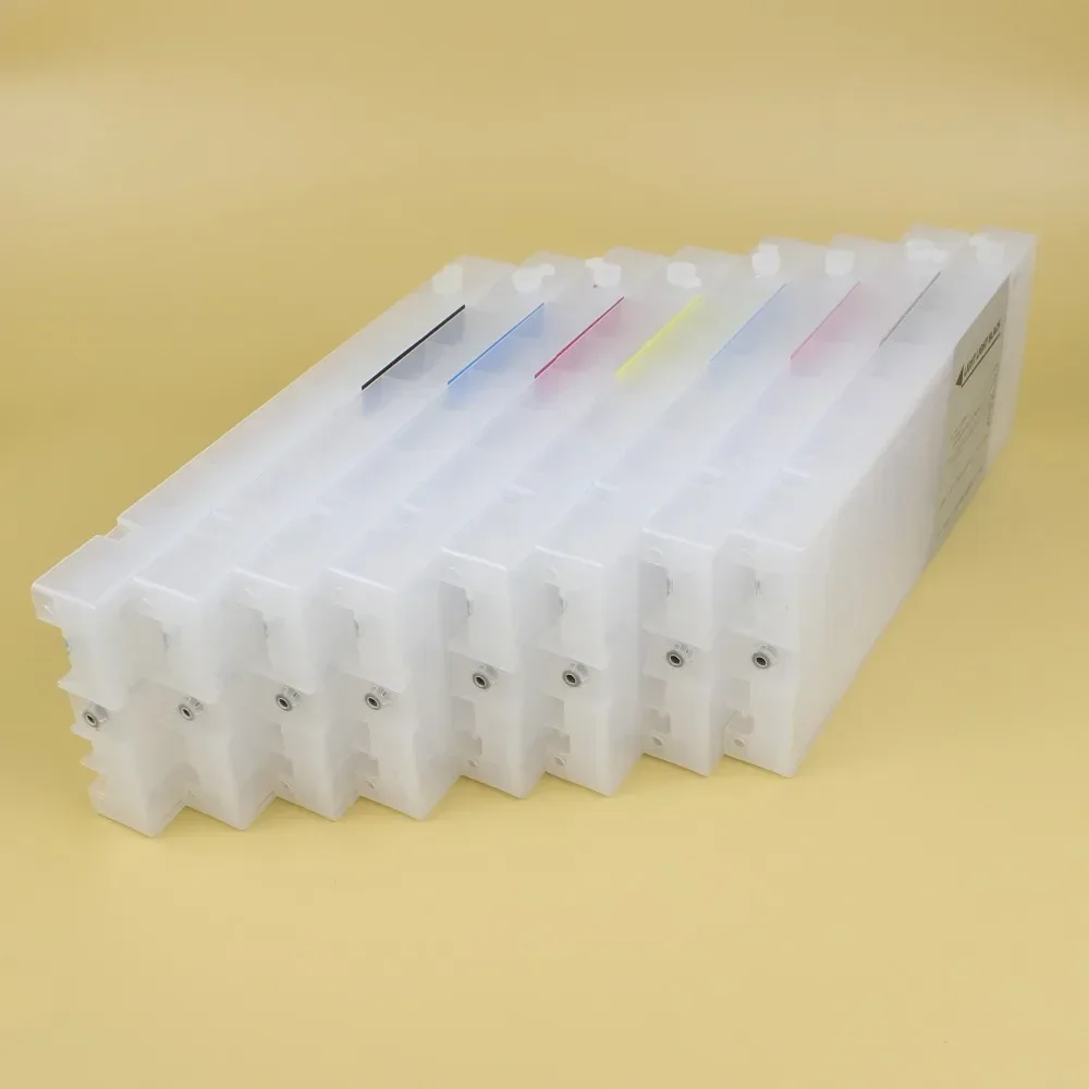 엡손 스타일러스 프로용 7600 9600 리필 잉크 카트리지, 엡손 프린터 잉크 카트리지 4800 4880 칩 키트 포함 빈 카트리지